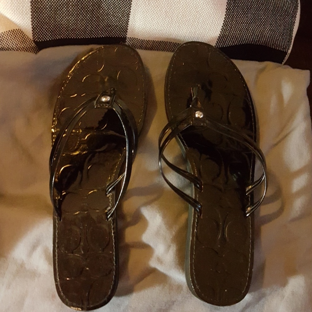 Coach sandals (flip flops)